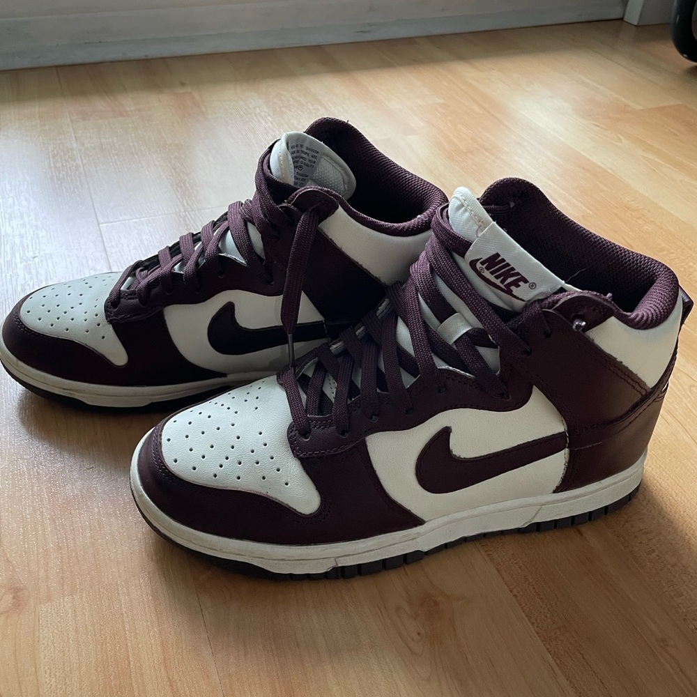 Nike Dunk High Burgundy Crush Womens Size 6